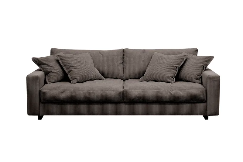 Valencia ekstra dyp 3-seters sofa, Mørkegrå