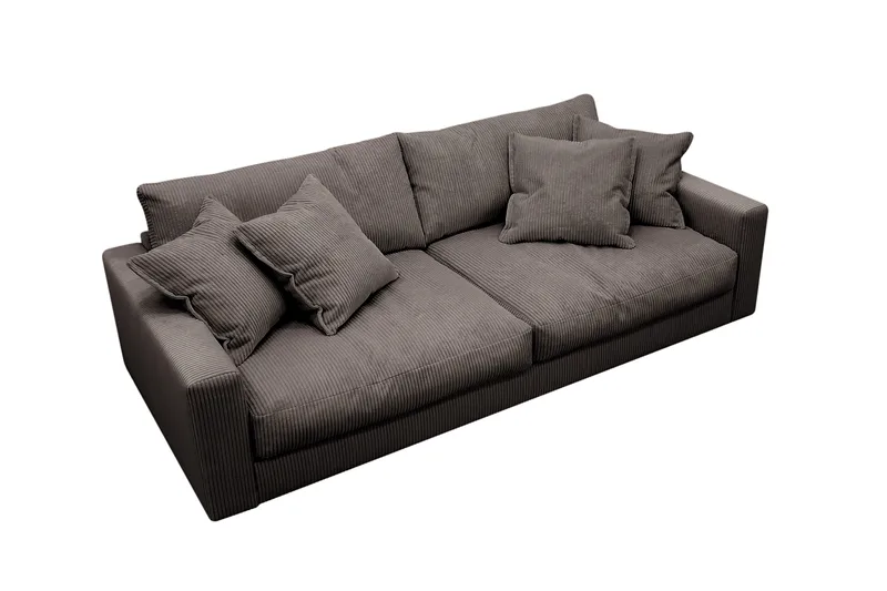 Valencia ekstra dyp 3-seters sofa - Mørkegrå - Møbler - Sofaer - Sofa 3 seter