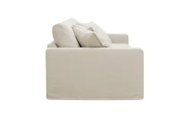 Valencia ekstra dyp 3-seters sofa med avtakbart og vaskbart trekk - Beige - Møbler - Sofaer - Sofa 3 seter