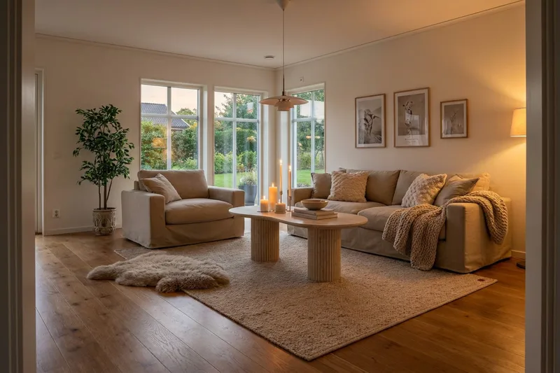 Valencia Ekstra dyp 3-seters sofa med avtakbart og vaskbart trekk - Beige - Møbler - Sofaer - Sofa 3 seter