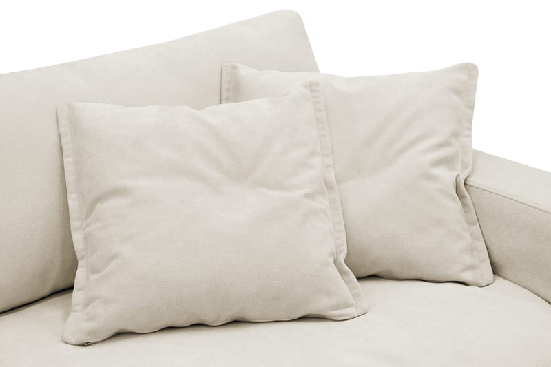 Valencia ekstra dyp 3-seters sofa med avtakbart og vaskbart trekk - Beige - Møbler - Sofaer - Sofa 3 seter