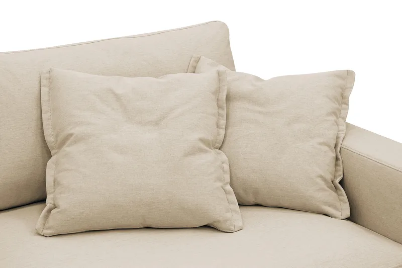 Valencia Ekstra dyp 3-seters sofa med avtakbart og vaskbart trekk - Beige - Møbler - Sofaer - 4 seter sofa