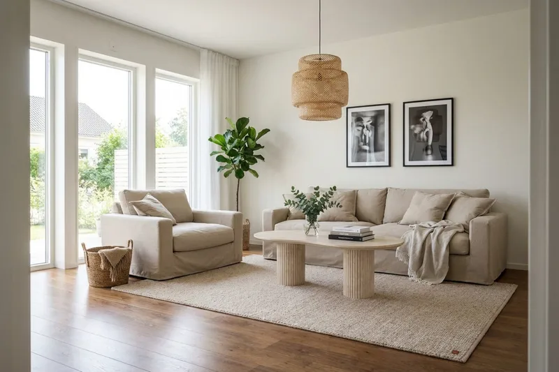 Valencia Ekstra dyp 3-seters sofa med avtakbart og vaskbart trekk - Beige - Møbler - Sofaer - Sofa 3 seter