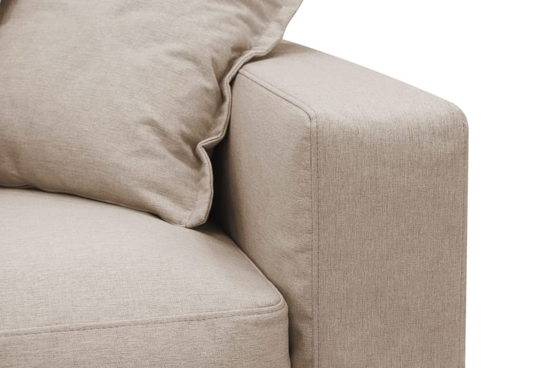 Valencia Ekstra dyp 3-seters sofa med avtakbart og vaskbart trekk - Lysebrun - Møbler - Sofaer - Sofa 3 seter