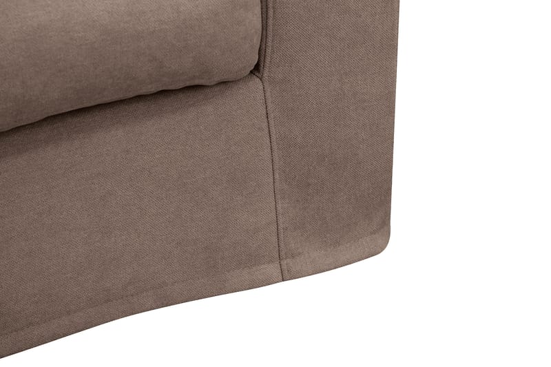 Valencia Ekstra dyp 3-seters sofa med avtakbart og vaskbart trekk - Mørkebrun - Møbler - Sofaer - Sofa 3 seter