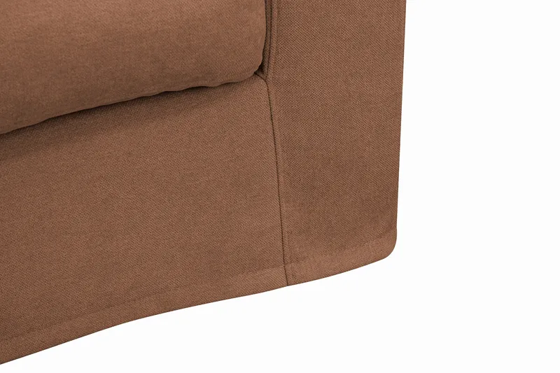 Valencia Ekstra dyp 3-seters sofa med avtakbart og vaskbart trekk - Rustbrun - Møbler - Sofaer - Sofa 3 seter
