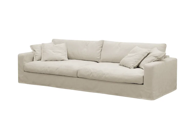 Valencia Ekstra dyp 4-seters sofa - Beige - Møbler - Sofaer - 4 seter sofa