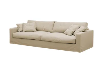Valencia Ekstra dyp 4-seters sofa - Beige - Møbler - Sofaer - 4 seter sofa