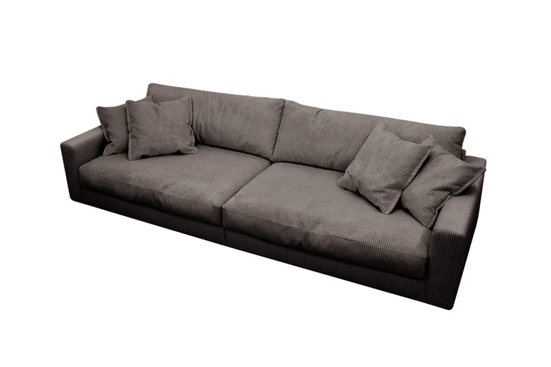 Valencia Ekstra Dyp 4-seters sofa - Mørkegrå - Møbler - Sofaer - 4 seter sofa