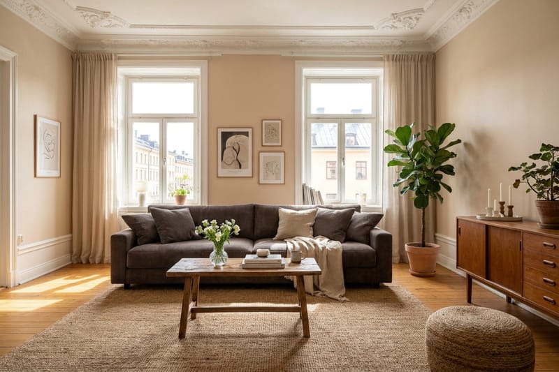 Valencia Ekstra Dyp 4-seters sofa - Mørkegrå - Møbler - Sofaer - 4 seter sofa