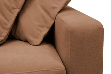 Valencia ekstra dyp 4-seters sofa - Rustbrun - Møbler - Sofaer - 4 seter sofa