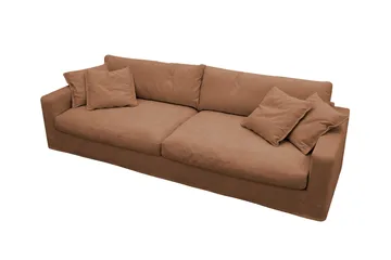 Valencia ekstra dyp 4-seters sofa - Rustbrun - Møbler - Sofaer - 4 seter sofa