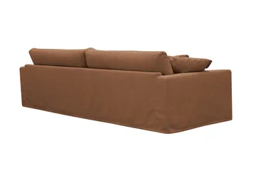 Valencia ekstra dyp 4-seters sofa - Rustbrun - Møbler - Sofaer - 4 seter sofa