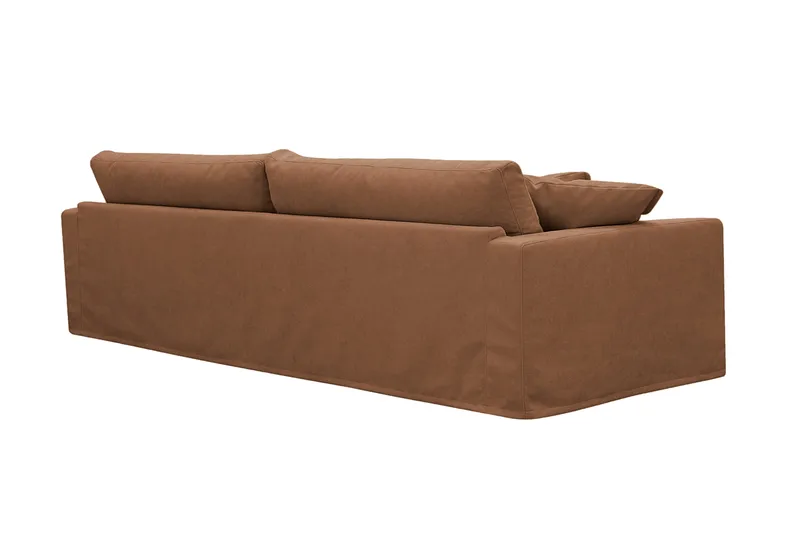Valencia ekstra dyp 4-seters sofa - Rustbrun - Møbler - Sofaer - 4 seter sofa