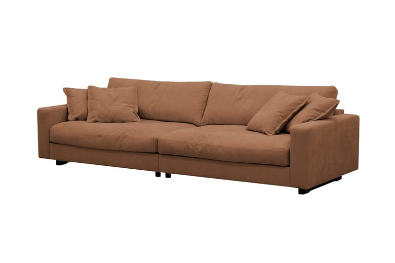 Valencia Ekstra Dyp 4-seters sofa - Rustrødbrun - Møbler - Sofaer - 4 seter sofa