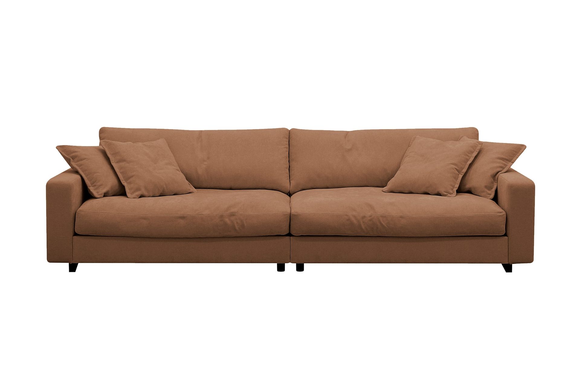 Valencia Ekstra Dyp 4-seters sofa - Rustrødbrun