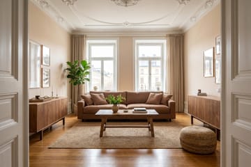 Valencia Ekstra Dyp 4-seters sofa - Rustrødbrun - Møbler - Sofaer - 4 seter sofa