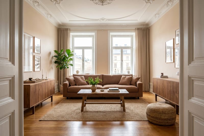 Valencia Ekstra Dyp 4-seters sofa - Rustrødbrun - Møbler - Sofaer - 4 seter sofa