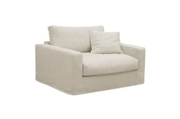 Valencia Extra Dyp 3-seters sofa + lenestol med avtakbart og vaskbart trekk - Beige - Møbler - Sofaer - Sofagrupper