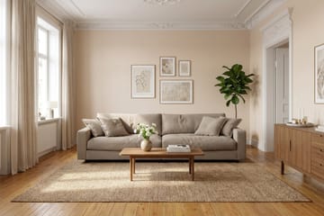 Valencia Extra Dyp 4-seter Sofa i Chenille - Brun - Møbler - Sofaer - 4 seter sofa
