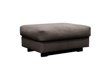 Valencia sofagruppe ekstra dyp 3-seters sofa + fotskammel - Taupe - Møbler - Sofaer - Hjørnesofa