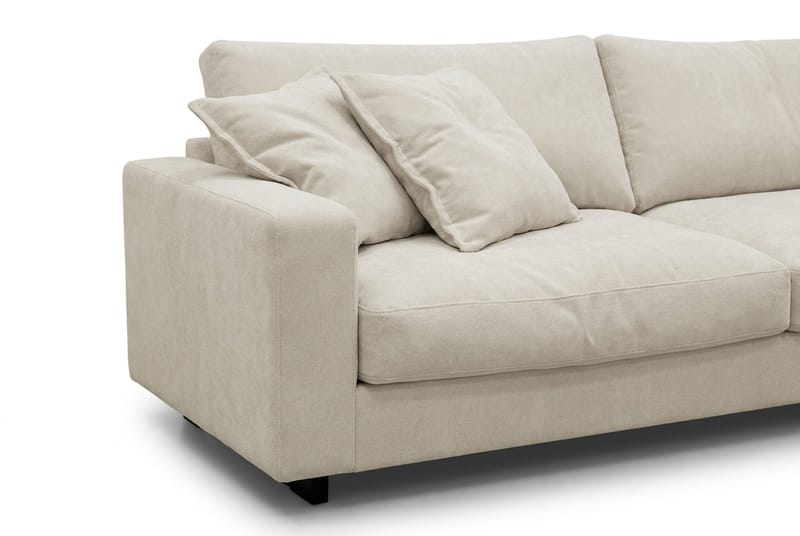 Valencia Sofagruppe Ekstra Dyp 4-seters Sjeselong Høyre + Lenestol - Beige - Møbler - Sofaer - Sofagrupper