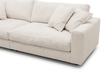 Valencia Sofagruppe Ekstra Dyp 4-seters Sofa + Lenestol - Offwhite - Møbler - Sofaer - Sofagrupper
