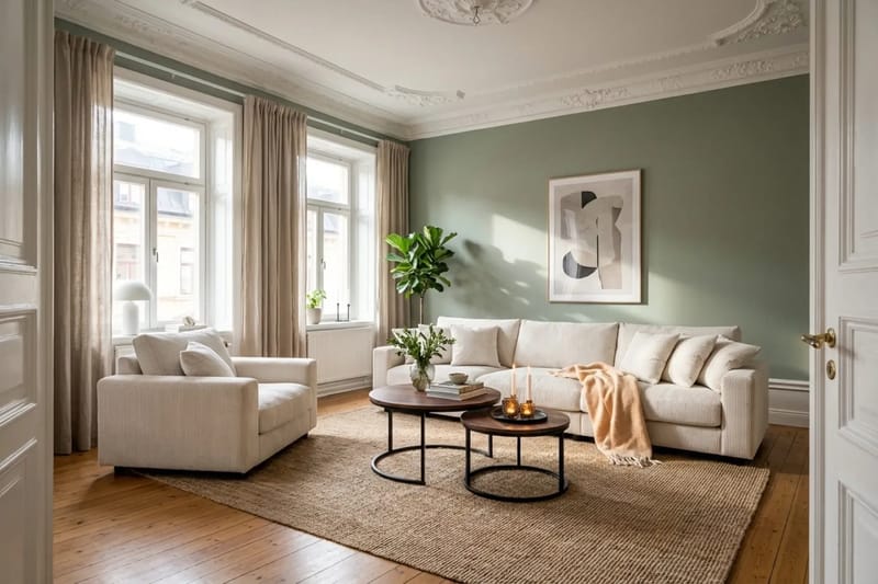 Valencia sofagruppe ekstra dyp 5-seters sofa + lenestol - Offwhite - Møbler - Sofaer - Sofagrupper