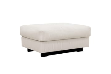 Valencia sofagruppe ekstra dyp 5-seters sofa + fotskammel - Offwhite - Møbler - Sofaer - Hjørnesofa
