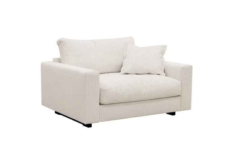 Valencia sofagruppe Extra Dyp 3-seters sofa + lenestol - Offwhite - Møbler - Sofaer - Sofagrupper