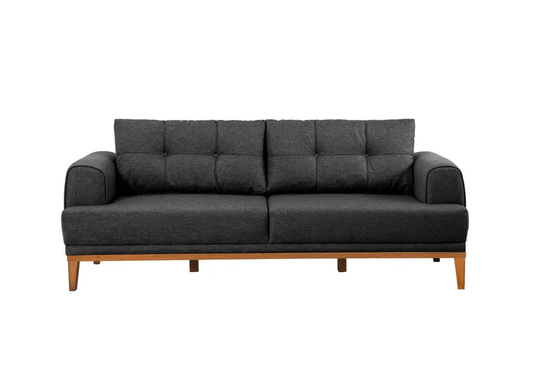 Valsot 3-seters Sofa, Antrasitt