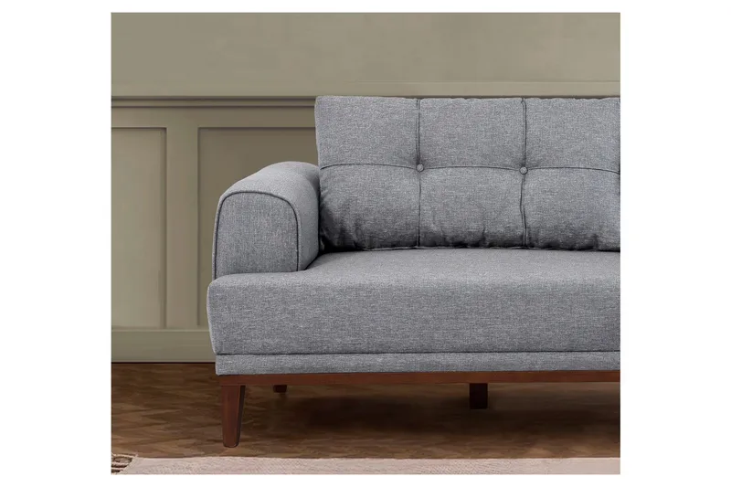 Valsot 3-seters Sofa - Grå - Møbler - Sofaer - Sofa 3 seter