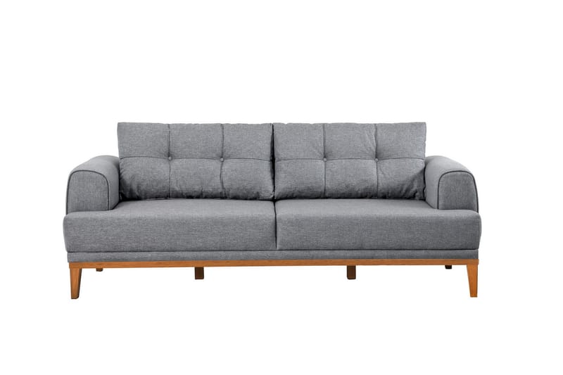 Valsot 3-seters Sofa - Grå - Møbler - Sofaer - Sofa 3 seter