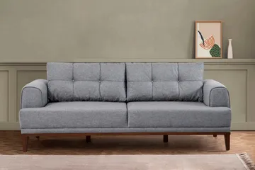 Valsot 3-seters Sofa - Grå - Møbler - Sofaer - Sofa 3 seter