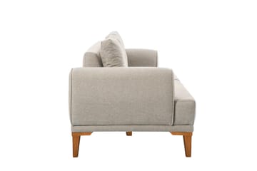 Valsot 3-seters Sofa - Krem - Møbler - Sofaer - Sofa 3 seter