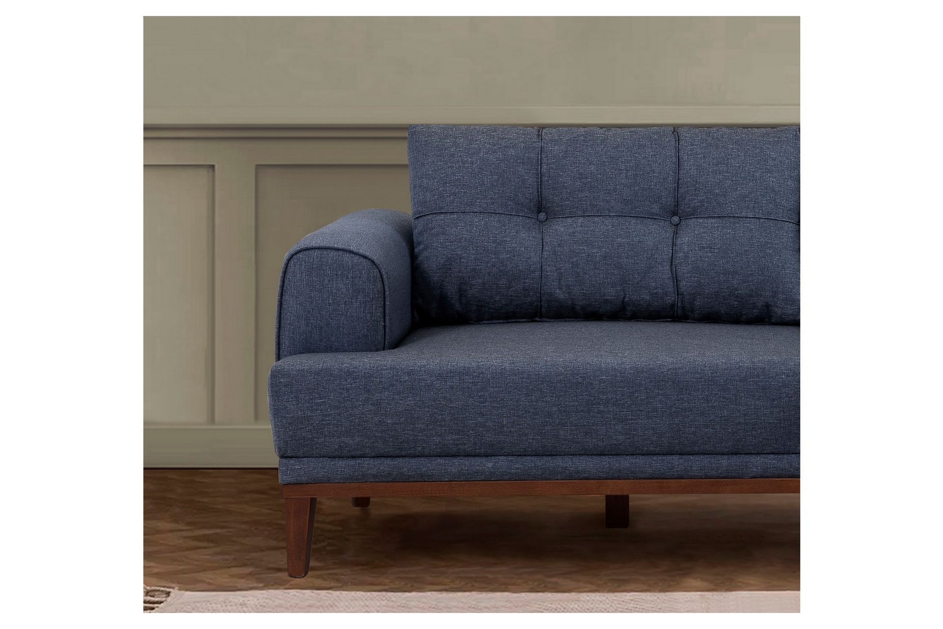 Valsot 3-seters Sofa - Mørkeblå - Møbler - Sofaer - Sofa 3 seter