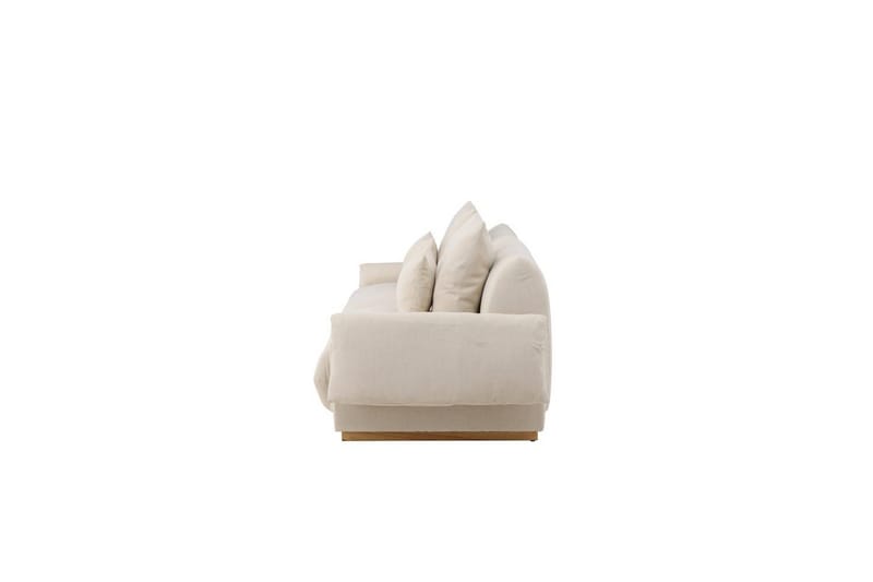 Vanlig sofa uten divan og sjeselong VIND Sofa VIND 3-seters Mollösund 237x95x82 cm Beige Beige - Møbler - Sofaer - Sofa 3 seter
