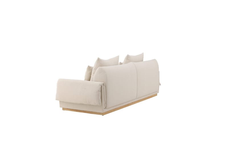 Vanlig sofa uten divan og sjeselong VIND Sofa VIND 3-seters Mollösund 237x95x82 cm Beige Beige - Møbler - Sofaer - Sofa 3 seter