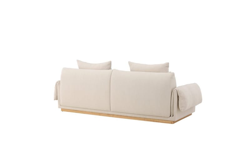 Vanlig sofa uten divan og sjeselong VIND Sofa VIND 3-seters Mollösund 237x95x82 cm Beige Beige - Møbler - Sofaer - Sofa 3 seter