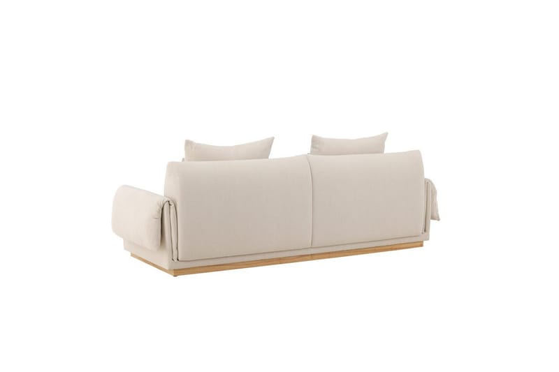 Vanlig sofa uten divan og sjeselong VIND Sofa VIND 3-seters Mollösund 237x95x82 cm Beige Beige - Møbler - Sofaer - Sofa 3 seter