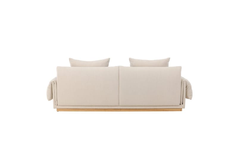 Vanlig sofa uten divan og sjeselong VIND Sofa VIND 3-seters Mollösund 237x95x82 cm Beige Beige - Møbler - Sofaer - Sofa 3 seter