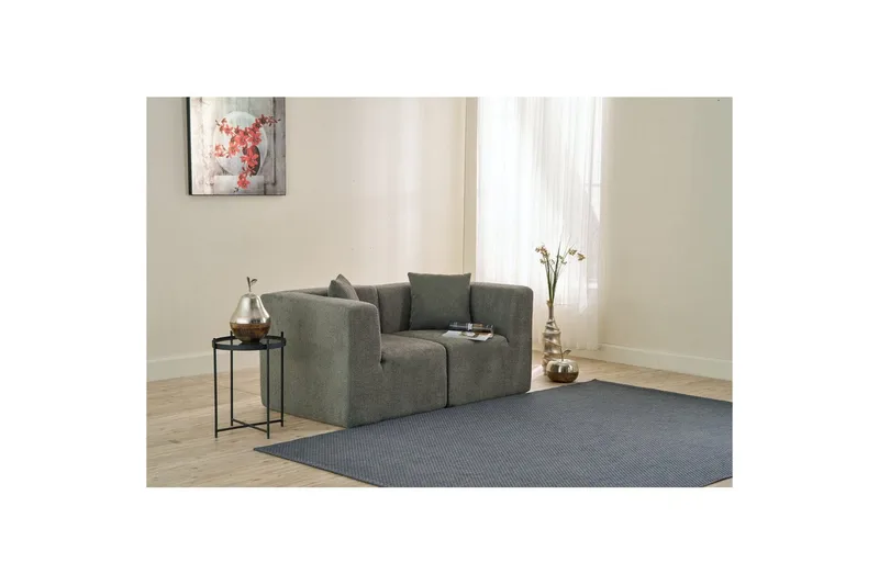 Veyno Sofa 2-sits - Grå - Møbler - Sofaer - 2 seter sofa