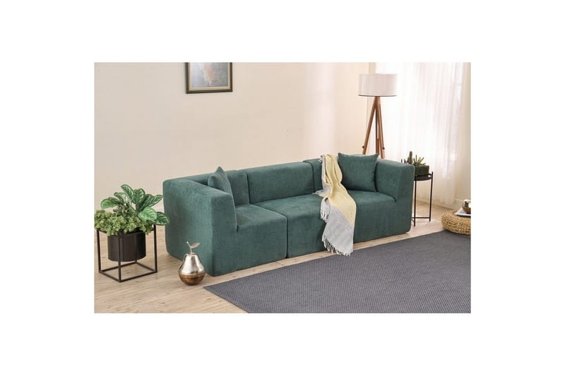Veyno Sofa 3-sits - Grønn - Møbler - Sofaer - Sofa 3 seter