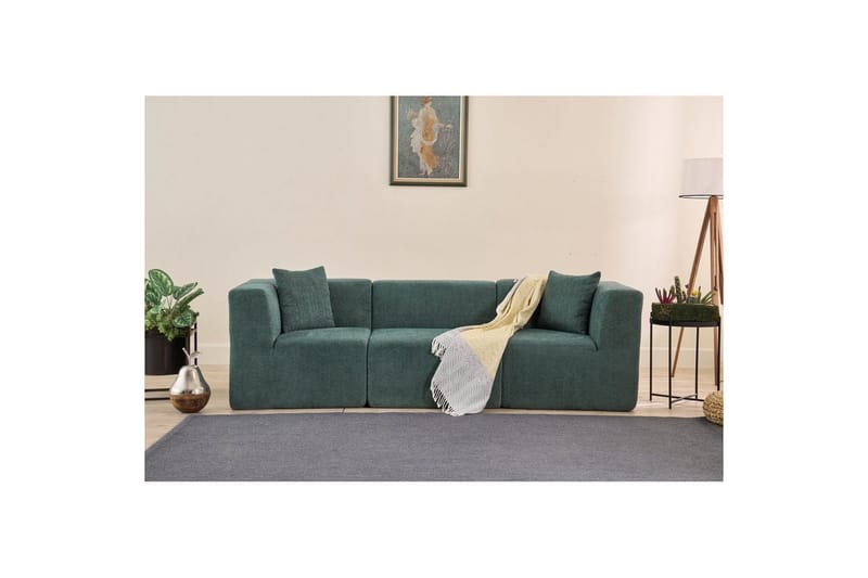 Veyno Sofa 3-sits - Grønn - Møbler - Sofaer - Sofa 3 seter