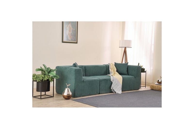 Veyno Sofa 3-sits - Grønn - Møbler - Sofaer - Sofa 3 seter