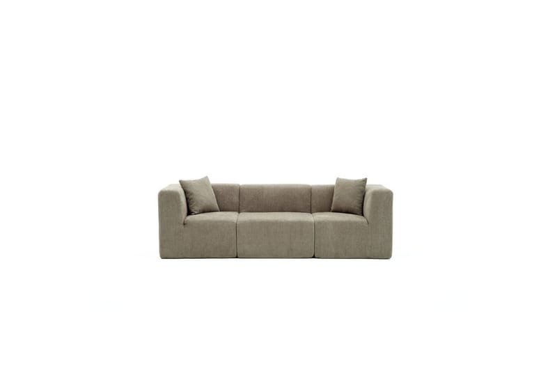 Veyno Sofa 3-sits, Mörkbeige