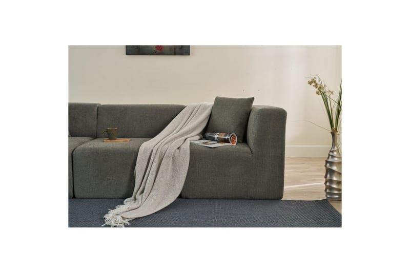 Veyno Sofa 3-sits - Mörkbeige - Møbler - Sofaer - Sofa 3 seter