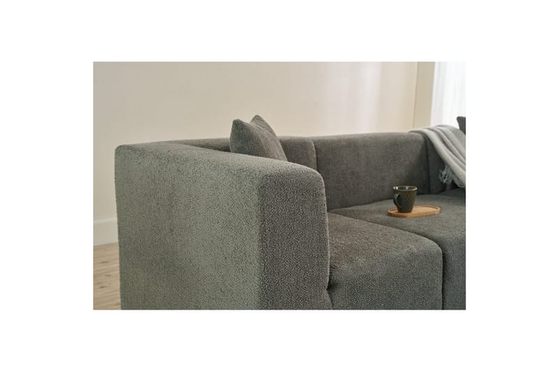 Veyno Sofa 3-sits - Mörkbeige - Møbler - Sofaer - Sofa 3 seter