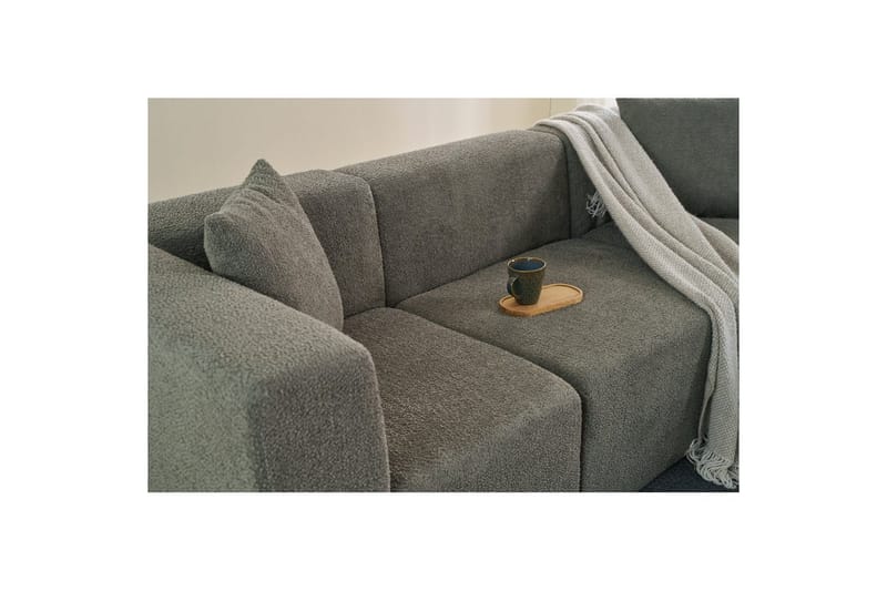Veyno Sofa 3-sits - Mörkbeige - Møbler - Sofaer - Sofa 3 seter