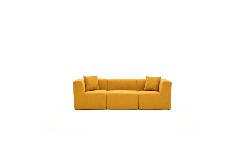 Veyno Sofa 3-sits - Oransje - Møbler - Sofaer - Sofa 3 seter